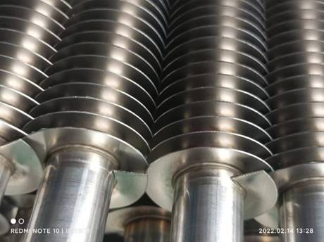 激光焊接的不锈钢管和翅片