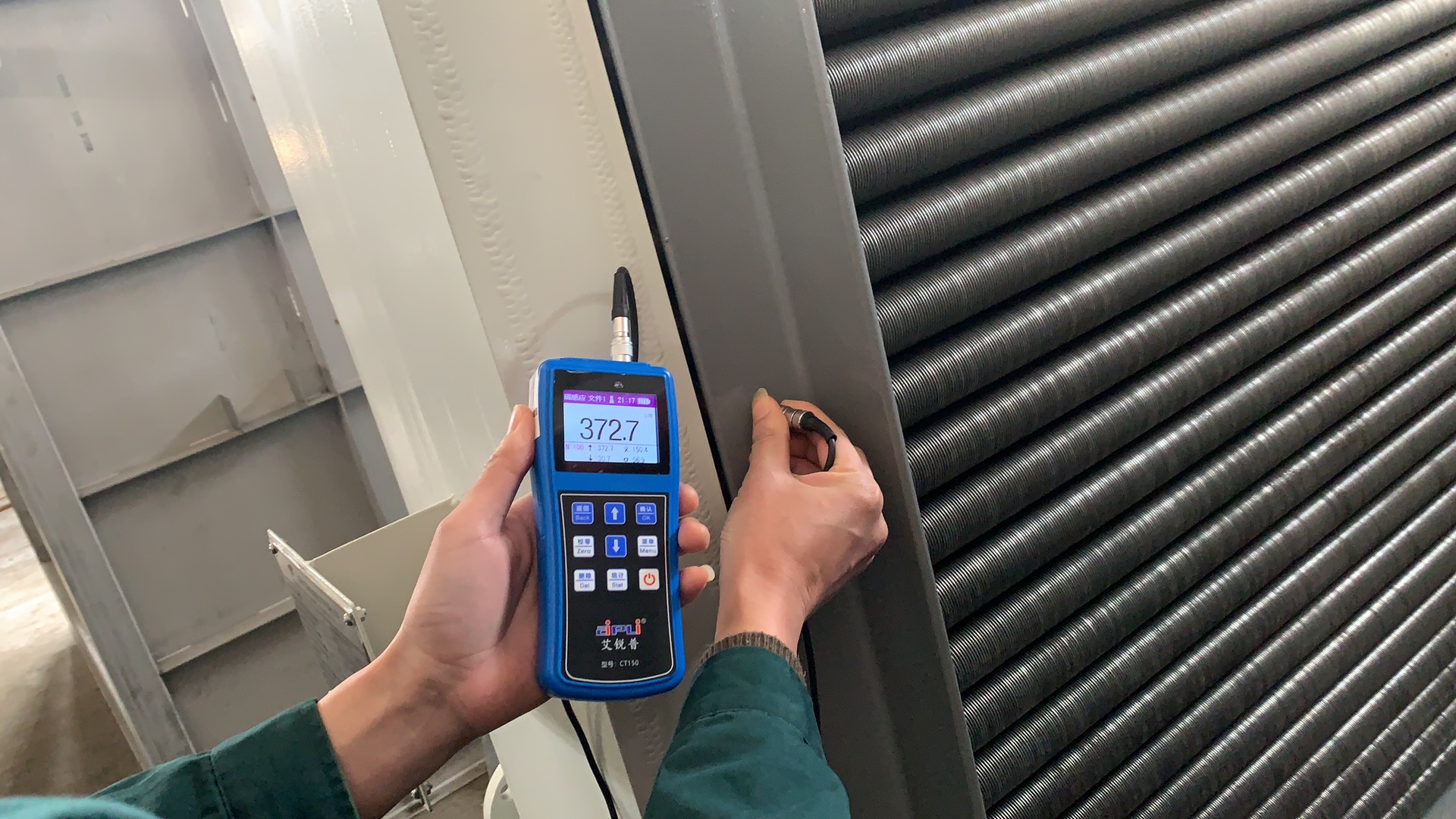 出厂前FAT测试油漆厚度